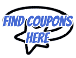Find coupons here logo